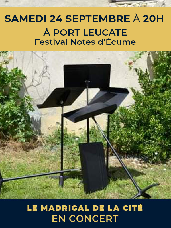 Concert à Port Leucate - 24 septembre 2022 - ©Madrigal de la Cité